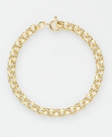 The charm bracelet is the perfect accessory to make your individual style shine through. Begin creating your collection now with this starter bracelet and choose any number of whimsical charms. The charm bracelet is the perfect accessory to make your individual style shine through. Begin creating your collection now with this starter bracelet and choose any number of whimsical charms.