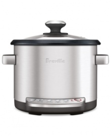 From perfectly fluffed rice to incredibly rich risotto, this dinnertime essential takes the guesswork out of dishing out delicious. With settings like risotto, rice, sauté, steam and slow cook, the covered cooker lets you prep everything bit of the meal from meat to side in the same bowl. 1-year warranty. Model BRC600XL.