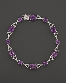 Badgley Mischka Amethyst And Diamond Bracelet Badgley Mischka Amethyst And Diamond Bracelet