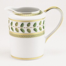 Inspired by designs from the Empire period, Constance is composed of a fresh composition that renders it a timeless classic. Elegantly outlined in gold, acorns and oak leaves, symbolizing strength and longevity, accent its delicate watercolor palette of greens. Inspired by designs from the Empire period, Constance is composed of a fresh composition that renders it a timeless classic. Elegantly outlined in gold, acorns and oak leaves, symbolizing strength and longevity, accent its delicate watercolor palette of greens.