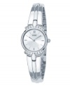 Clean, simple lines and sparkling crystals make this watch from Citizen an easy choice for feminine style.