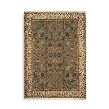 Modeled after the world's most prized antique textiles, this luxuriant Karastan rug lends opulence and heirloom beauty to your home. Surrounded by a light border to add depth and contrast, the stylized pattern depicts lush flora and curvilinear accents. First introduced in 1928, the Original Karastan Collection established the highest standard for traditional Oriental machine woven rugs. Modeled after the world's most prized antique textiles, this luxuriant Karastan rug lends opulence and heirloom beauty to your home. Surrounded by a light border to add depth and contrast, the stylized pattern depicts lush flora and curvilinear accents. First introduced in 1928, the Original Karastan Collection established the highest standard for traditional Oriental machine woven rugs.