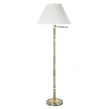 Sleek in style, this swing arm lamp stands perfectly in your living room or den. Sleek in style, this swing arm lamp stands perfectly in your living room or den.