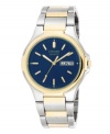 Blue and gold combine with regal effect on this watch by Citizen.