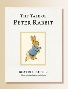This classic children's book written and illustrated by Beatrix Potter follows mischievous and disobedient young Peter Rabbit as he is chased about the garden of Mr. McGregor. He escapes and returns home to his mother who puts him to bed after dosing him with camomile tea.Hardcover59 pages4.5 X 5.75HMade in Germany This classic children's book written and illustrated by Beatrix Potter follows mischievous and disobedient young Peter Rabbit as he is chased about the garden of Mr. McGregor. He escapes and returns home to his mother who puts him to bed after dosing him with camomile tea.Hardcover59 pages4.5 X 5.75HMade in Germany