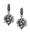 Get noticed in this glamorous style. Kenneth Cole New York's disco ball-inspired drop earrings feature hematite-colored beads and fireball clusters. Crafted in hematite tone mixed metal. Approximate drop: 1-1/4 inches.