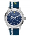 A throwback of sporty style: a multi-functional watch from Nautica.