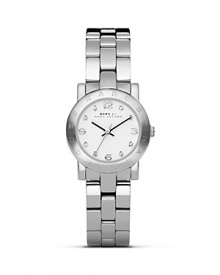Make time for shine. It might be mini but this stainless steel watch from MARC BY MARC JACOBS makes a major round-the-clock statement. Make time for shine. It might be mini but this stainless steel watch from MARC BY MARC JACOBS makes a major round-the-clock statement.