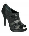 Glittery shine and sexy see-through mesh makes the Wonderwork platform booties by Style&co. a certified winner.