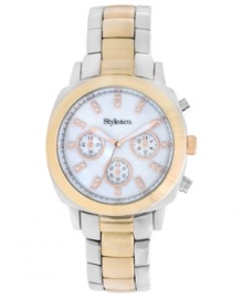 An everyday dress watch with touches of warm hues from Style&co. An everyday dress watch with touches of warm hues from Style&co.