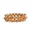 Inject edgy-cool style to your casual or cocktail-ready look with this charm-detailed cuff from cult-favorite Parisian jewelry designer Philippe Audibert - Stud and circular-detailed slip-on cuff - Style with a blouse and slim jeans for day and a sleek cocktail dress for evening