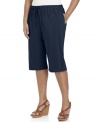 Get set for the sun with Karen Scott's plus size skimmer shorts-- grab all the colors at an Everyday Value price!