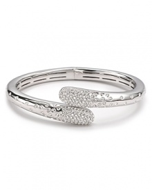 An easy shot of sparkle that makes every outfit a little more glamorous - this crystal-set bangle from Nadri goes everywhere (and looks great doing it.) An easy shot of sparkle that makes every outfit a little more glamorous - this crystal-set bangle from Nadri goes everywhere (and looks great doing it.)