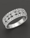 Dazzling diamonds make a brilliant pairing with 14K white gold.