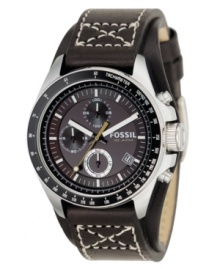 Smooth and stylish, this Fossil watch is always cool. Smooth and stylish, this Fossil watch is always cool.