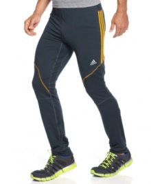 Ready to run? Keep yourself comfortable no matter how many miles you want to get in with these adidas running pants featuring Climalite® technology. Ready to run? Keep yourself comfortable no matter how many miles you want to get in with these adidas running pants featuring Climalite® technology.