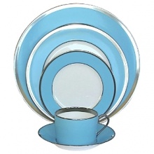 Haviland's Laque de Chine Platinum is both timeless and modern, enabling traditional color-matching selections to radical color combinations. Unique pieces' smooth, bold colors are united by a brilliant platinum band. Haviland's Laque de Chine Platinum is both timeless and modern, enabling traditional color-matching selections to radical color combinations. Unique pieces' smooth, bold colors are united by a brilliant platinum band.