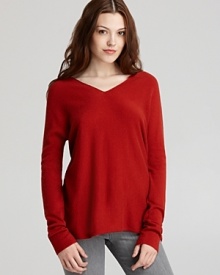 Fashioned in blissfully soft cashmere, this slightly oversize Vince sweater is a can't-live-without for effortless fall style. Fashioned in blissfully soft cashmere, this slightly oversize Vince sweater is a can't-live-without for effortless fall style.