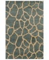 Chic and scalelike, Momeni's Serengeti rug makes an impact with a unique giraffe-skin design. Hand-tufted wool gives the piece a super-soft feel and color composition that stands out in every space!
