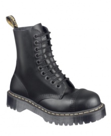 Dr. Martens shows off its rich heritage with this basic pair of men's boots. The iconic good looks and vintage complexion of these classic leathers make them the James Dean of boots for men. Dr. Martens shows off its rich heritage with this basic pair of men's boots. The iconic good looks and vintage complexion of these classic leathers make them the James Dean of boots for men.