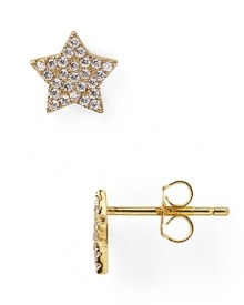 Give every look a perfect gold star with this pair of 18 karat gold vermeil earrings from Crislu, accented by delicate, hand cut cubic zicronia stones. Give every look a perfect gold star with this pair of 18 karat gold vermeil earrings from Crislu, accented by delicate, hand cut cubic zicronia stones.