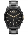 The watch makes the man. This handsome design from AX Armani Exchange makes your presence known.