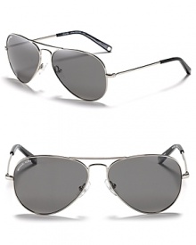 Make always-chic aviators your signature. This classic pair from MICHAEL Michael Kors features clean lines and cool styling. Make always-chic aviators your signature. This classic pair from MICHAEL Michael Kors features clean lines and cool styling.