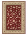 A crisp, modern rendering of traditional Turkish rug designs, the Samira area rug from Loloi boasts rich tones of red and gold that offer a regal air to any space. Crafted in Turkey of ultra-durable and easy-to-clean polypropylene.