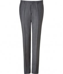 Ultra sleek, these slim wool-and-cashmere pants are an urbane-cool essential - Flat front, belt loops, off-seam pockets, back welt pockets with buttons, creasing at legs - Slim fit, 19cm ankle opening - Style with a matching blazer and a solid button-down for work or play style Ultra sleek, these slim wool-and-cashmere pants are an urbane-cool essential - Flat front, belt loops, off-seam pockets, back welt pockets with buttons, creasing at legs - Slim fit, 19cm ankle opening - Style with a matching blazer and a solid button-down for work or play style
