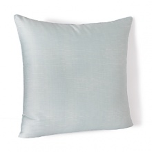 A light and lovely textured seafoam green breathes sweet dreams into this HUGO BOSS sham. A light and lovely textured seafoam green breathes sweet dreams into this HUGO BOSS sham.