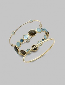 From the Rock Candy® Collection. A Mini Lollipop style with labradorite, milky aquamarine, London blue topaz and blue topaz stones in various sizes set in 18k gold. Labradorite, milky aquamarine, London blue topaz and blue topaz18K goldSlip-on styleDiameter, about 2½Imported From the Rock Candy® Collection. A Mini Lollipop style with labradorite, milky aquamarine, London blue topaz and blue topaz stones in various sizes set in 18k gold. Labradorite, milky aquamarine, London blue topaz and blue topaz18K goldSlip-on styleDiameter, about 2½Imported