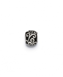 The sterling silver bead in a scroll vine pattern adds character. Donatella is a playful collection of charm bracelets and necklaces that can be personalized to suit your style! Available exclusively at Macy's. The sterling silver bead in a scroll vine pattern adds character. Donatella is a playful collection of charm bracelets and necklaces that can be personalized to suit your style! Available exclusively at Macy's.