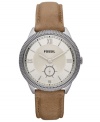 Natural chic, by Fossil. Light brown tones and simple details create a lovely watch design.