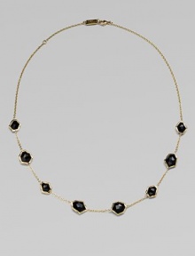 From the Modern Rock Candy® Collection. A delicately crafted piece with eight faceted onyx stations to create a simply stunning design. 24k goldOnyxLength, about 16 to 18 adjustableLobster clasp closureImported From the Modern Rock Candy® Collection. A delicately crafted piece with eight faceted onyx stations to create a simply stunning design. 24k goldOnyxLength, about 16 to 18 adjustableLobster clasp closureImported