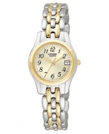 Complement all your jewelry with this timeless watch by Citizen. Complement all your jewelry with this timeless watch by Citizen.