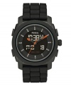 Get the best of both worlds with this ultra-masculine watch by Fossil.