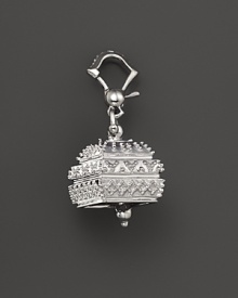 Inspired by Zen philosophy, this intricately detailed, polished finish sterling silver meditation bell from Paul Morelli jingles softly. Inspired by Zen philosophy, this intricately detailed, polished finish sterling silver meditation bell from Paul Morelli jingles softly.