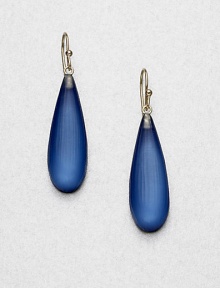 EXCLUSIVELY AT SAKS. From the Lucite Collection. Elegantly simple teardrops of hand-painted, hand-sculpted Lucite suspend from golden wires.LuciteGoldtoneLength, about 1.9Ear wireMade in USA