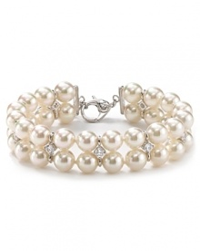 Majorica Social Occasion 2-Row Pearl Bracelet Majorica Social Occasion 2-Row Pearl Bracelet