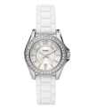 All the sparkle and style of the Riley watch by Fossil, scaled down for a more delicate look.