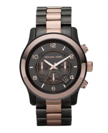 Up-to-the-minute style: a contemporary Runway watch by Michael Kors. Up-to-the-minute style: a contemporary Runway watch by Michael Kors.