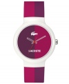 Sport some retro Lacoste style with this unisex Goa collection sport watch.
