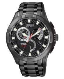 With multiple functions and a sleek, everyday appeal, this modern watch from Citizen keeps you in speed. With multiple functions and a sleek, everyday appeal, this modern watch from Citizen keeps you in speed.
