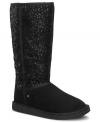 Add a touch of glam to her winter wardrobe with these fabulous glittery suede boots by Stride Rite.
