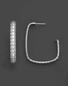 John Hardy Dot Sterling Silver Square Hoop Earrings John Hardy Dot Sterling Silver Square Hoop Earrings