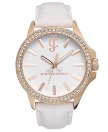Travel the world with this always-chic Jetsetter watch from Juicy Couture. Travel the world with this always-chic Jetsetter watch from Juicy Couture.