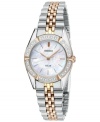 Brilliant radiance at any time of day: an elegant solar-powered timepiece by Seiko.