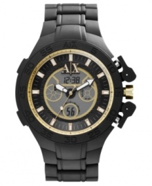 An AX Armani Exchange watch that shows that sport designs can be as stylish as they are versatile. An AX Armani Exchange watch that shows that sport designs can be as stylish as they are versatile.