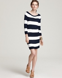 Quotation: 525 America Dress - Rugby Stripe Sweater