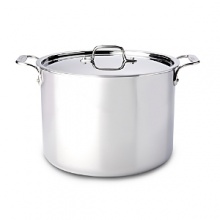 Highly versatile, the stockpot is essential to the well-equipped kitchen, allowing you to sauté or brown, then add liquids for stocks, soups and stews. Its size easily accommodates many ears of corn, lobster, a big batch of chili or braised lamb shanks. Highly versatile, the stockpot is essential to the well-equipped kitchen, allowing you to sauté or brown, then add liquids for stocks, soups and stews. Its size easily accommodates many ears of corn, lobster, a big batch of chili or braised lamb shanks.